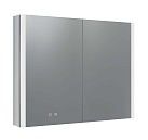 Зеркальный шкаф Aquatek 80x70 см с подсветкой, антипар, хром AQ7809-MLC