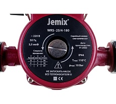 Циркуляционный насос для отопления JEMIX WRS-25/4-180 88413
