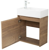 Тумба с раковиной BelBagno Kraft Mini 50 см Rovere Tabacco, L