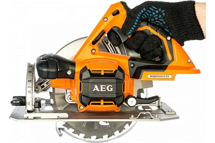 Аккумуляторная бесщеточная дисковая пила AEG BKS 18 BL-0 4935451537