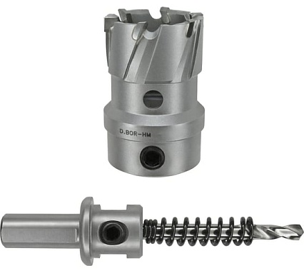 Коронка по металлу HM (44х28 мм; хвостовик 13 мм; комплект) D.BOR HS-HM-28-044-T