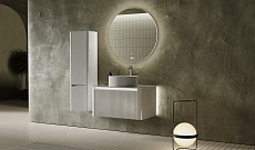 Мебель для ванной Jorno Lumino 80 см белый