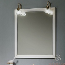 Зеркало Caprigo Napoli 80-100 см белый