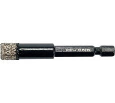 Коронка алмазная по плитке 10 мм, HEX Yato YT-60403