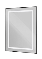 Зеркало BelBagno SPC-KRAFT-700-800-SENS-NERO 70x80 см сенсорный выключатель, черный