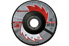 Круг лепестковый торцевой КЛТ2, 125x22.23 мм, P100, по металлу и дереву Abraflex FLDH10D125P100