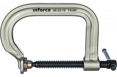G-образная струбцина 70х80 мм Inforce 06-03-19