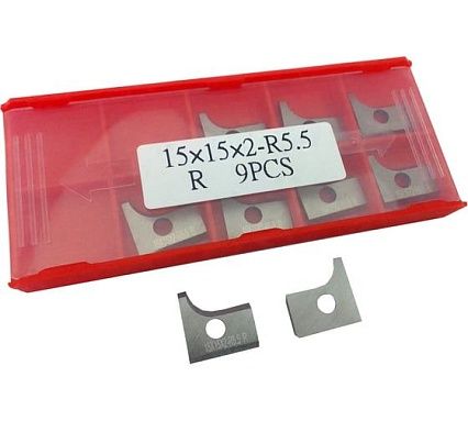 Нож профильный сменный квадратный FHONK 15x15x2-R5.5 HW R (упаковка 10шт) 15152R5.5R-10