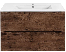 Тумба с раковиной Vincea Mia Slim 80 см R.Wood