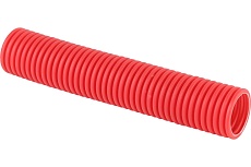 Гофрированная труба Рувинил 40 мм ПНД красная для МПТ пешель 15 м 24000К
