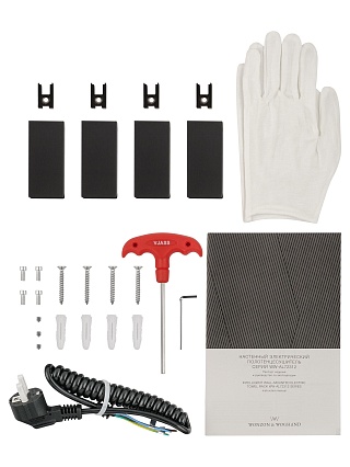 Полотенцесушитель электрический Wonzon&Woghand Kassel WW-AL72312-BGM темный графит