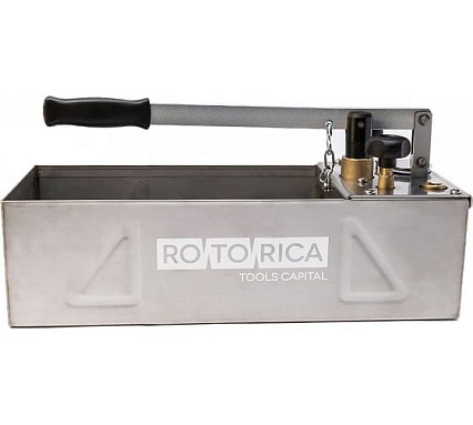 Ручной опрессовщик Icomar INOX 60 бар, двухклапанный, нержавеющая сталь 00915.5