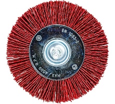 Щетка плоская нейлоновая (100 мм; хвостовик 6 мм; грубая) KWB 6044-30