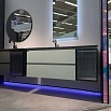 Тумба с раковиной Orans BC-2055-1200L-2GC 120 см серо-зеленый