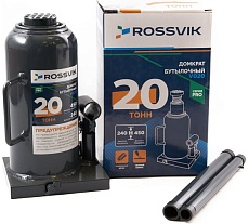 Домкрат бутылочный Rossvik PRO V020 г/п 20.0 т V020 PRO