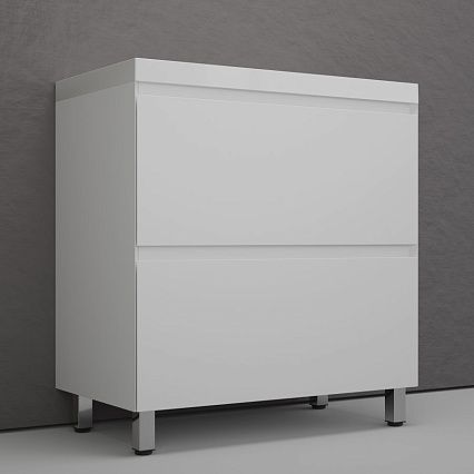 Тумба с раковиной Style Line Манхэттен 80 см напольная