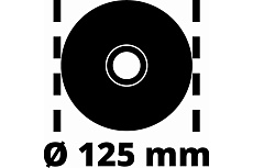 Угловая шлифмашина Einhell TC-AG 125/1, 800Вт, 125мм 4430970