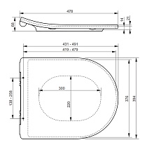 Крышка-сиденье Toto MH TC514F с микролифтом