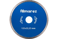 Диск отрезной алмазный Керамика тонкий (125х1.2х22.23 мм) Almarez 302125
