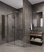 Душевая дверь Timo TDSS-140/13C-8R 140x200 прозрачное, никель