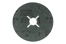 Фибровый шлифовальный круг CR5229 125х22 мм, керамика, Р24, 10 шт Interflex 3024242501-10