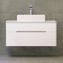 Мебель для ванной Jorno Bosko 100 см белый