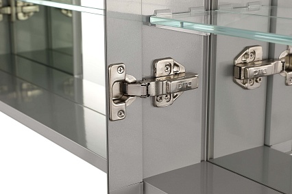 Зеркальный шкаф Aquatek 120x70 см с подсветкой, антипар, хром AQ7124-MLC