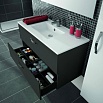 Мебель для ванной Jacob Delafon Ola 100 см, серый антрацит