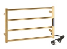 Полотенцесушитель электрический Bemeta 704153085 63W 560x370, золото матовое
