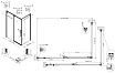 Душевой уголок Vincea Ultima VSR-7UL9014CL 140x90 хром, прозрачное