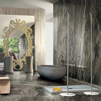 Керамогранит Rex Ceramiche Prexious of Rex Dream Arabesque Glossy Ret 6 mm 120x280 см, 757738
