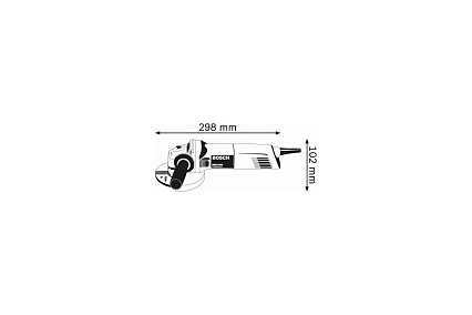 Угловая шлифмашина Bosch GWS 1000 0.601.821.8R0