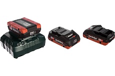 Набор Basic-Set (3 аккумулятора LiHD 4.0 Ач/18В+зарядное устройство ASC30-36+Metaloc) Metabo 685133000