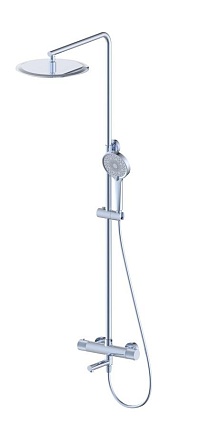 Душевая стойка Oliveeka Y-Line OL-739902-CR с термостатом, хром