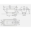 Стальная ванна Kaldewei Saniform Plus 363-1 170x70 см, арт. 111800010001