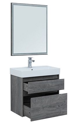 Мебель для ванной Aquanet Nova Lite 60 см, 2 ящика
