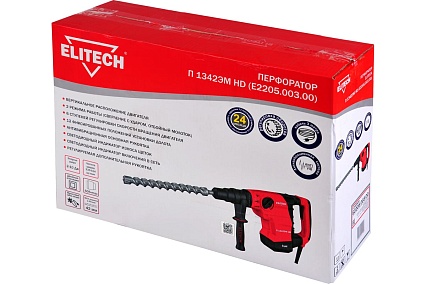 Перфоратор Elitech П 1342ЭМ HD E2205.003.00 201377
