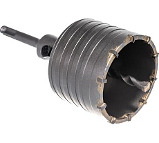 Коронка в сборе по бетону (75 мм; М22) Vertextools 222-0075