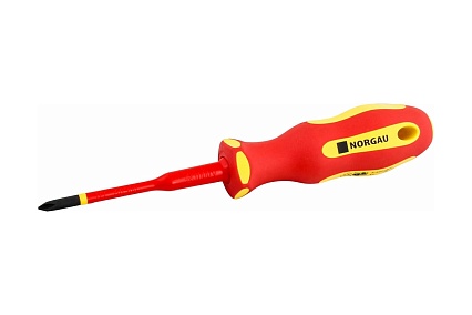 Диэлектрическая крестовая отвертка с тонким жалом Norgau PH1x80 мм, тип N172- PH1x80 067074110