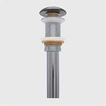 Донный клапан AQUAme AQM7002-0MDG без перелива, темно-серый матовый