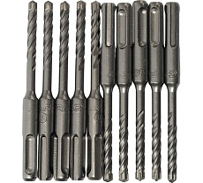 Набор буров по бетону Quadro-X 10 шт, 6х110 мм, SDS-plus RAGE by VIRA 564515