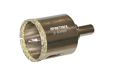 Коронка алмазная по керамограниту/керамике Профи (40х70 мм) Практика 917-651