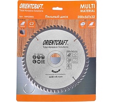 Диск пильный по мультиматериалам Orientcraft 200х32/30мм, 56Z 1009220056