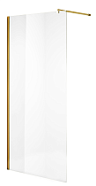 Душевая перегородка Niagara NG-643-11 110x195 прозрачная, профиль золото