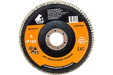 Круг лепестковый торцевой по металлу (125х22 мм; Р120) Русский Мастер РМ-90351