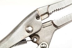 Клещи Sata зажимные 6&quot; (169мм) фиксат. (ш/г/х 7/62мм.) прямые (тонкогуб.) удлин 71301