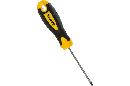 Шлицевая отвертка SL3*75мм Berger BG BG1040