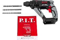 Аккумуляторный перфоратор P.I.T. SOLO 20В, 1.4 Дж, 2-х реж, sds-plus PBH20H-18A