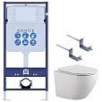 Подвесной унитаз SET Aquatek Европа-KKI2 3в1 с инсталляцией
