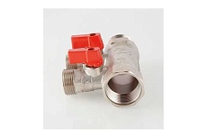 Коллектор с отсекающими кранами Valtec 1х2 выхода Евроконус 3/4&quot; VTc.580.NE.0602
